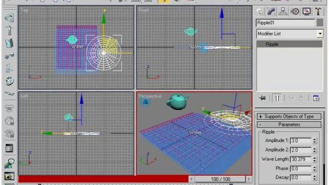 Видеокурс по 3d max. Создание сцен с водой. Урок 187 смотреть онлайн