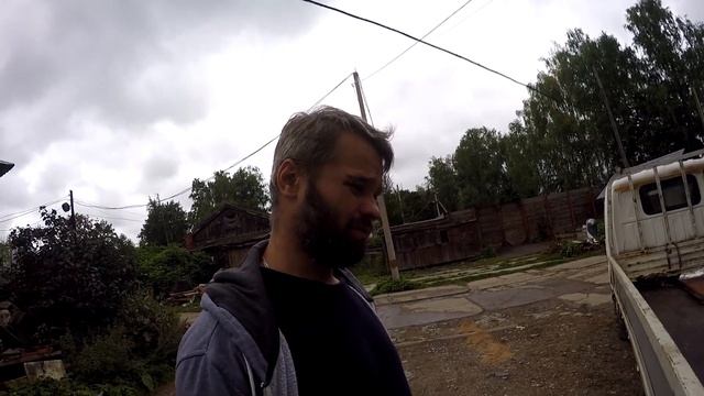 Из гаража в ангар. Наводим порядок, пескоструем автомобильный подъемник. смотреть онлайн