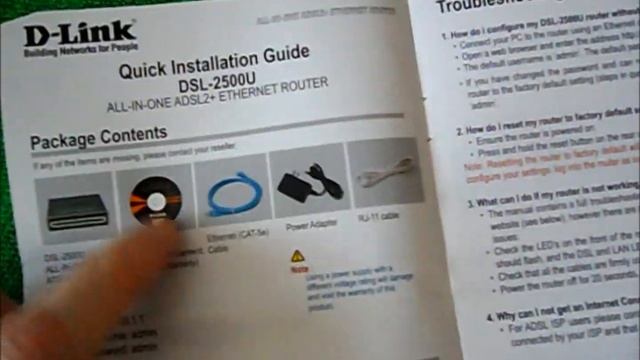 Роутер D-Link DSL 2500U смотреть онлайн