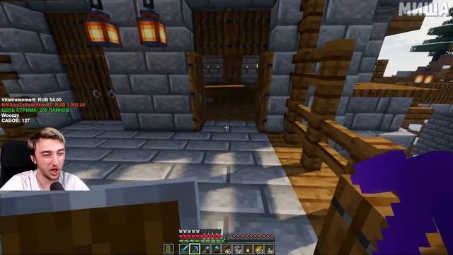 СТРОЮ МОСТЫ в КАМЕННОМ ЗАМКЕ — Minecraft смотреть онлайн
