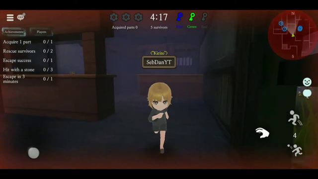 Играем в классический режим в игре Granny's house online multiplayer смотреть онлайн