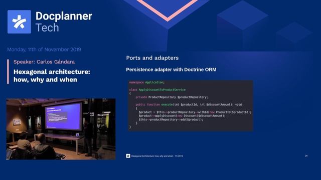 Hexagonal Architecture: how, why and when смотреть онлайн