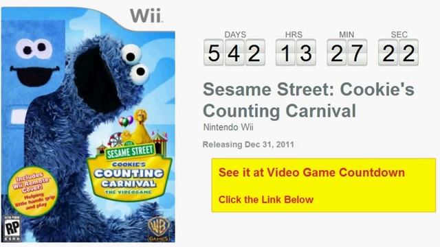 Sesame Street: Cookie's Counting Carnival Wii Countdown смотреть онлайн