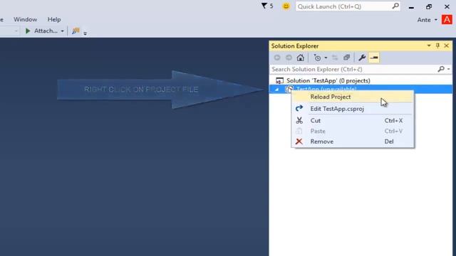 The project file was unloaded Visual Studio FIX смотреть онлайн