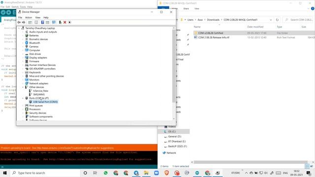 1) How to resolve problem of serial Port not selected | Uploading not done to ARDUINO смотреть онлайн