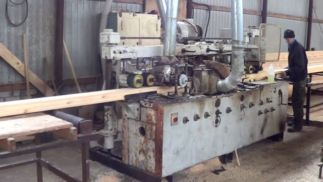 Производство профилированного бруса от компании Дачный Мир. смотреть онлайн