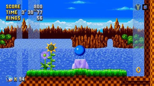 Sonic Mania - Sonic Studio Green Hill Mod