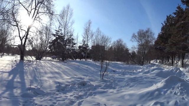 Комсомольск-на-Амуре 26.12.2021 г. Прогулка по центру города в воскресный полдень. Ёлка. Набережная смотреть онлайн