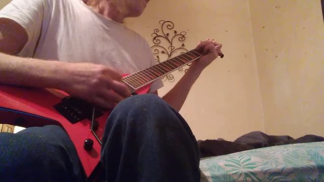 jackson RR clean tone with line 6 acoustic effect. смотреть онлайн