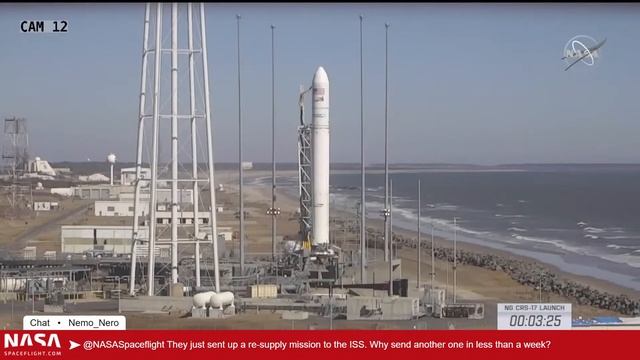 Antares Launches NG-17 to Resupply the Space Station смотреть онлайн
