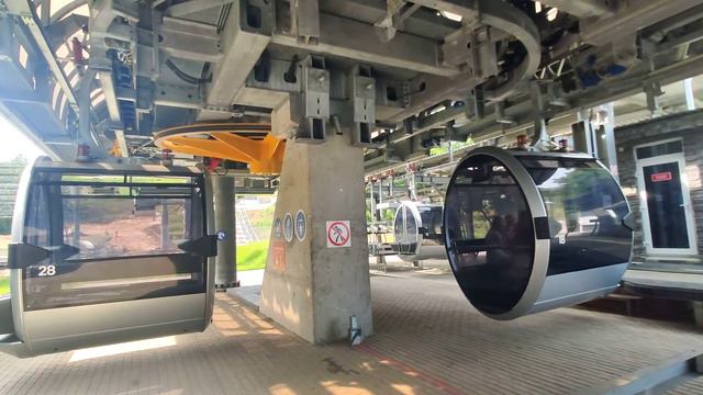 Канатная дорога в Москве к Воробьевым Горам смотреть онлайн