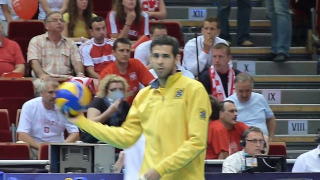 Dante Amaral warm-up at World League Final in Gdansk 2011 смотреть онлайн