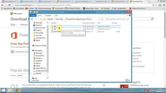 Instalar Power Map - Power View en Excel2013 смотреть онлайн