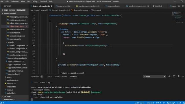Http Interceptors global exception handling in angular app смотреть онлайн