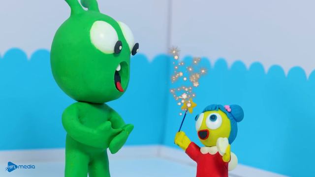 Pea Pea Solves The Mystery of Keys Challenge Part 2 - Stop Motion Cartoon смотреть онлайн