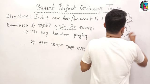 Present perfect continuous tense II use of have been and has been || смотреть онлайн