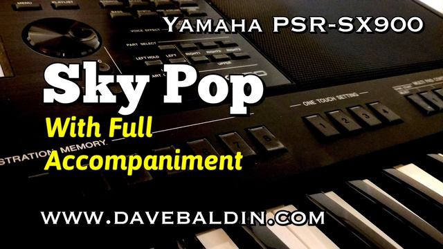 Sky Pop with full accompaniment - SX900 смотреть онлайн