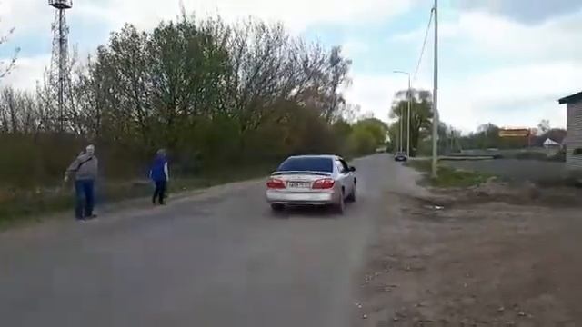 Ниссан Максима а33 3.0 акпп, работа выхлопа.