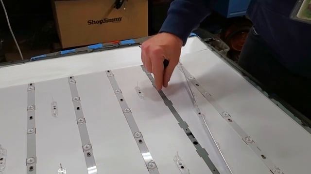 TCL 65" LED TV-No Backlights & No Image LED Strip Replacement Models 65S405 65S403 смотреть онлайн