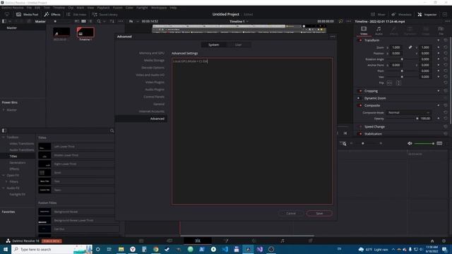 DaVinci - "the gpu failed to perform image processing because of an error. error code: -59" Full fi смотреть онлайн