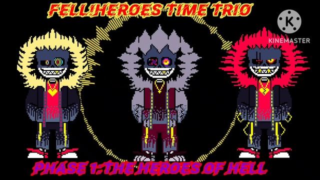 Fell!Heroes Time Trio - Phase 1:The Heroes Of Hell смотреть онлайн