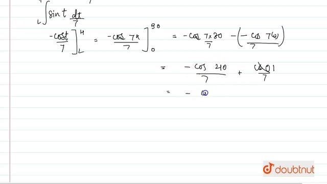 Evaluate the following intergrals  (i) `int_(15)^(30) cos (4x - 3)dx` (ii) `int_0^(30) cos