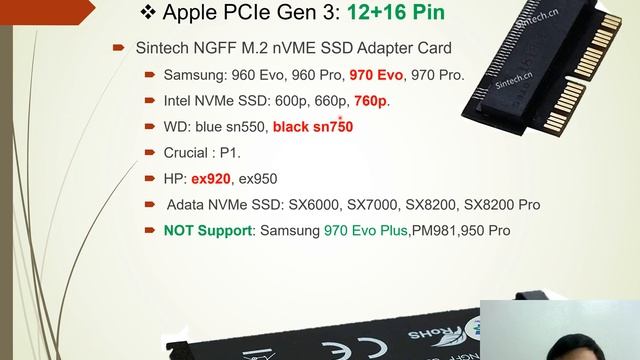 Upgrade Mac/Macbook to non-genuine Apple SSD (M.2 NVME or M.2 Sata) смотреть онлайн