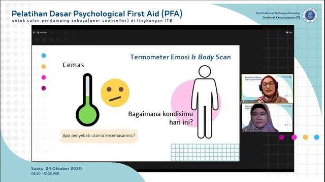 Pelatihan Dasar Psychological First Aid (PFA)