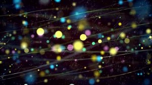 Радужные блики Красивый яркий видеофон на экран с эффектом боке  1 час HD