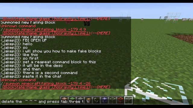 How to make fake blocks in minecraft (1.13.2 смотреть онлайн