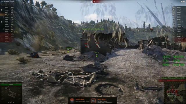 GeForce GTX 1060 -- Intel Pentium G4500 -- World of Tanks FPS Test смотреть онлайн