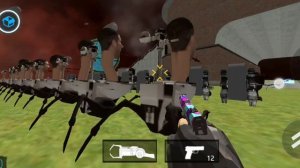 Скибиди Туалет против Титан Спикер Мен драки #скибидитуалет