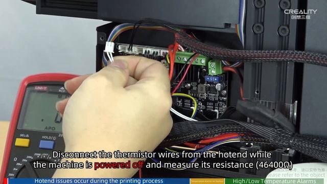 Service Tutorial Ender-3 V2 Neo Hotend Control Troubleshooting