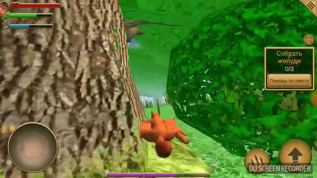 Симулятор белки: кормим малыша и гибель от  змеи