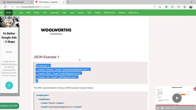 JSON and XML discussion смотреть онлайн