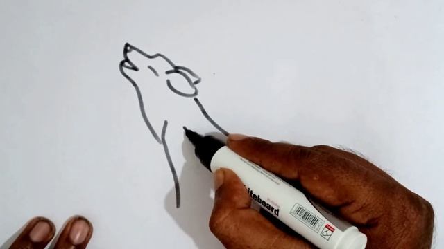How to draw a fox ? easy drawing step by step//fox easy drawing tutorial смотреть онлайн