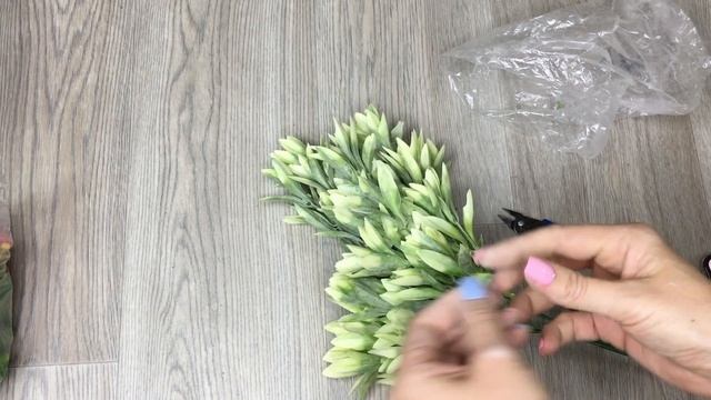 Обзор посылки из группы ЗУМ/Новинки шикарной зелени для мыльных букетов смотреть онлайн