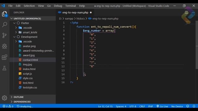 How To Convert English Number To Nepali Number Using PHP || PHP Tutorial смотреть онлайн