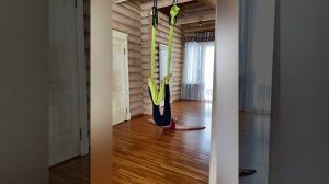 Приятная тренировка на низком гамаке. Low Aerial Hammock