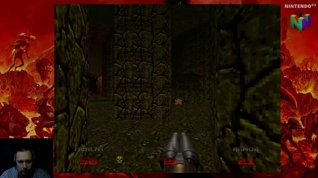 DooM 64 (nintendo64 ver.) / прохождение / часть 10 (levels 19-21) смотреть онлайн