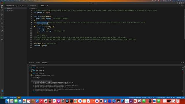 JavaScript Scopes in the Hausa Language - Lesson 2 Part 2 | Adamu Muhammad Dankore смотреть онлайн