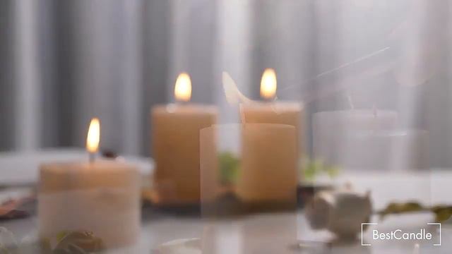 Белые столовые свечи