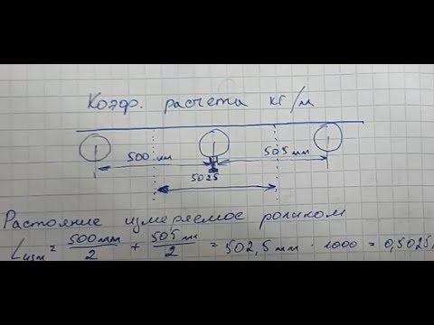 Весовая лента - разбираемся с расчетом на бумаге смотреть онлайн