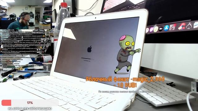 Установка Mac OS Catalina на MacBook 13 A1342 Late 2009 Часть -1 смотреть онлайн