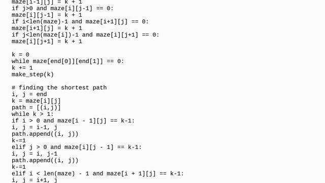 Efficiently solve unexplored maze in Python смотреть онлайн