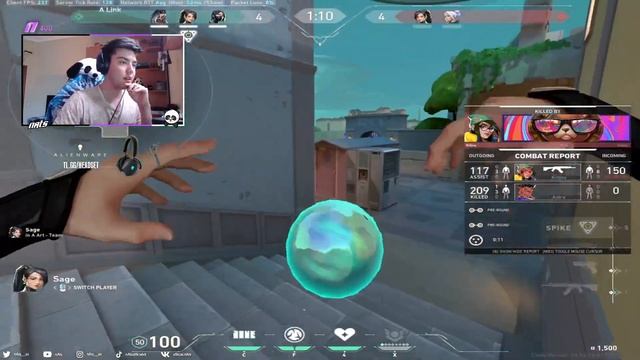 PEARL! MVP! LIQUID NATS INSANE CYPHER VALORANT RANKED GAMEPLAY [Full Match VOD] смотреть онлайн