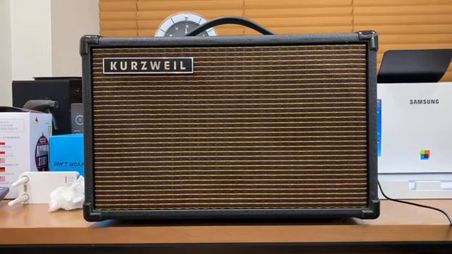 Sound test - Kurzweil KAC40 acoustic amplifier, i-phone video, galaxy 10 aux-in (서기원) смотреть онлайн