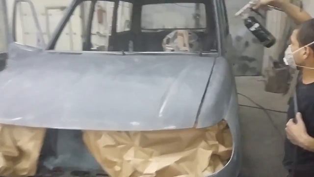 Ремонт автомобиля Уаз грунтовка кузова смотреть онлайн