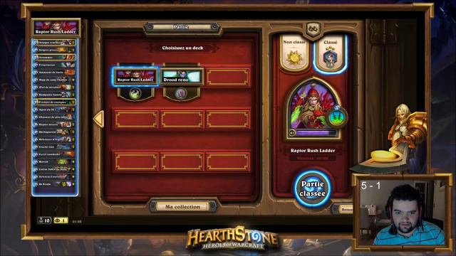 [HearthStone] Deck Builder #1 - Voleur Brian Kibler Partie 2 смотреть онлайн