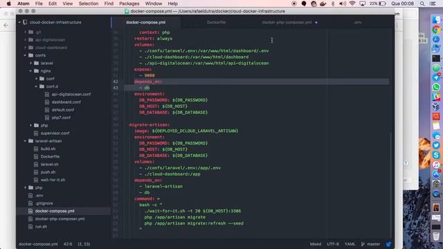 docker compose смотреть онлайн
